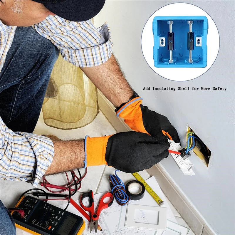 Cassette Repairer Electrical Box Repairer Cassette Screws Support Rod for Wall Mounted Switch Box