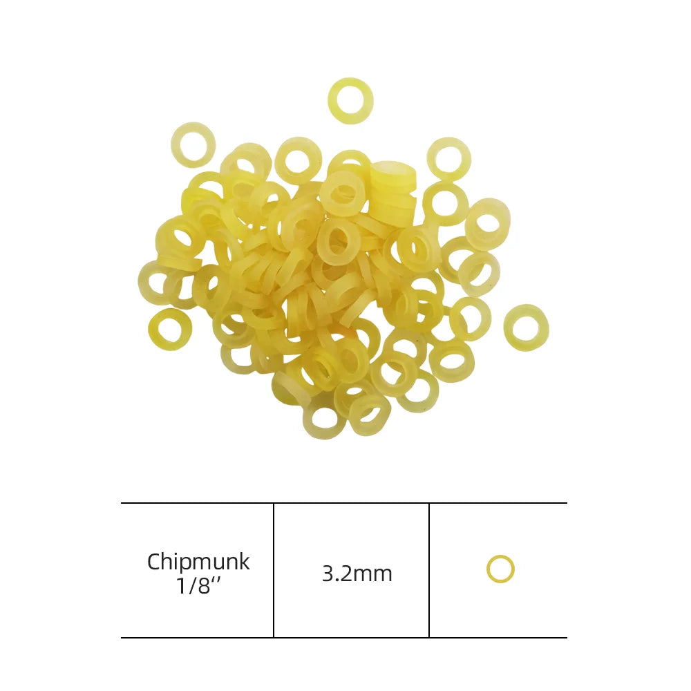 TJdent 5000Pcs/Box Dental Orthodontic Elastics Rubber Bands Zoo Pack Latex Braces Ligation Ring 3.5OZ Dentistry Material