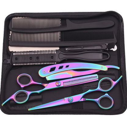 6'' Hair Scissors Professional Cutting Shears Thinning Hairdressing Razors Com Set Salon Barber & Home Japan Steel Dropshipping