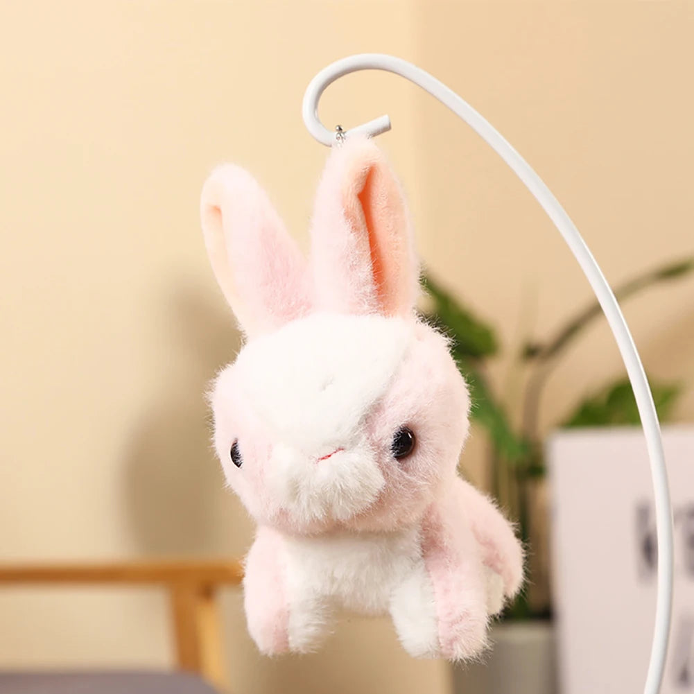 14cm Cute Bunny Cartoon Animal Dolls Stuffed Long Ear Rabbit Soft Plush Toys Sleeping Children Baby Birthday Gift for Kids
