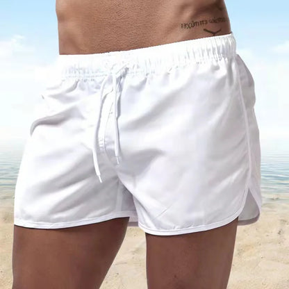 Men's Swim Shorts Swim Trunks Quick Dry Board Shorts Bathing Suit Breathable Drawstring With Pockets for Surfing Beach Summer