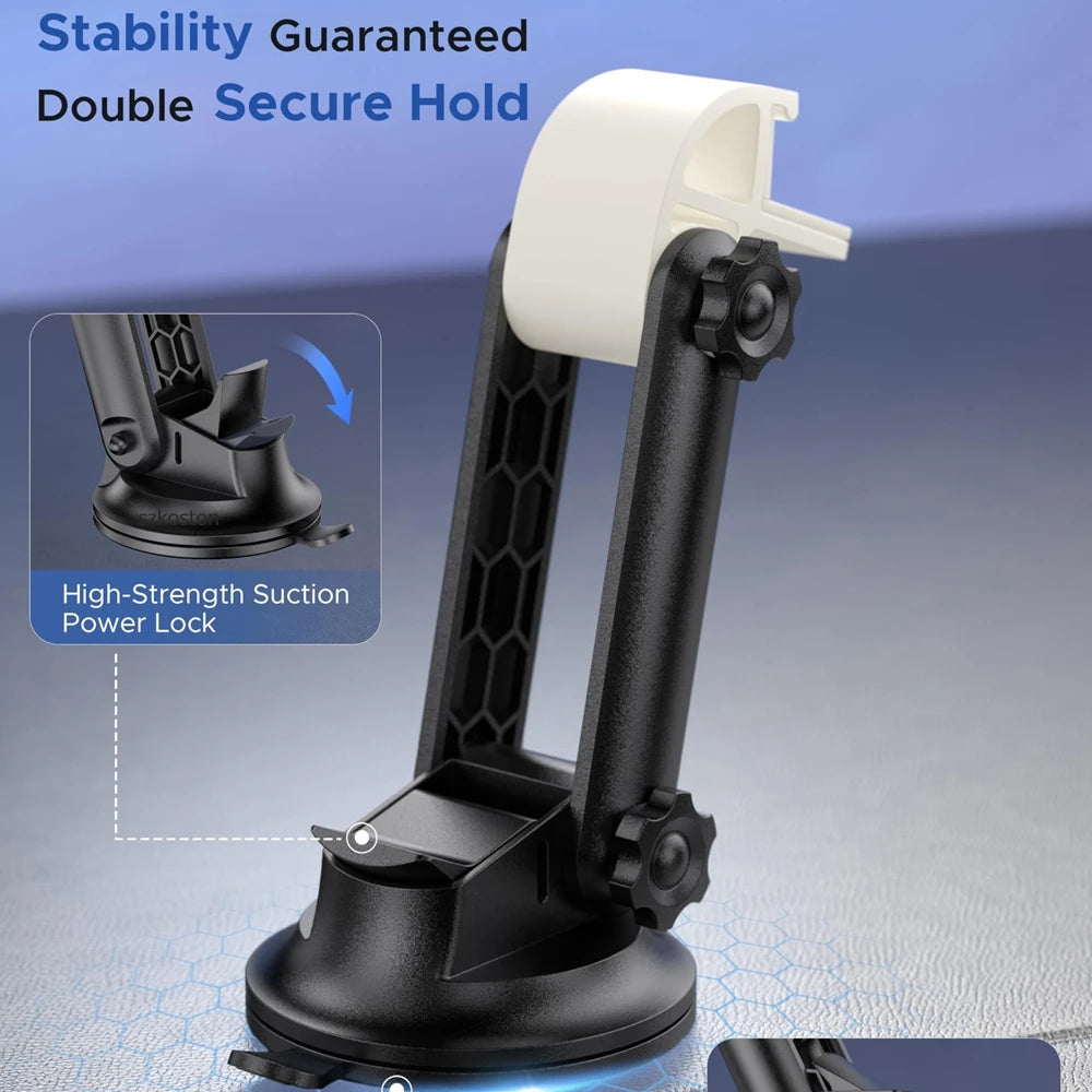 For Starlink Mini Car Mount for Dashboard Mounting Kit Sticky Suction Base Angle-Adjustable Secure Hold Car Suction Cup Mount