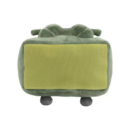 New 20CM Clay the Claymore Plush Doll Kawaii Green Square Doll Pillow Accessories Gift Collection Model For Kid Birthday Gifts