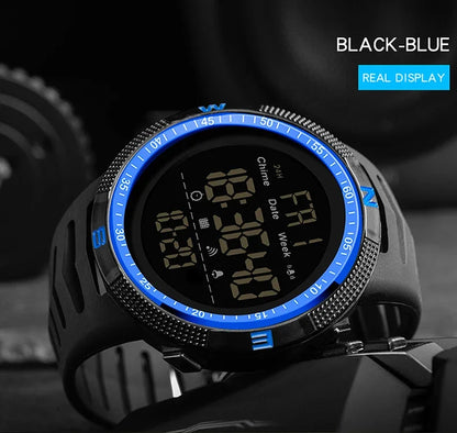 SANDA 6014 Military Sport Watch for Men Clock Digital Wristwatches Shockproof Countdown Waterproof Bracelet Relojes Para Hombre