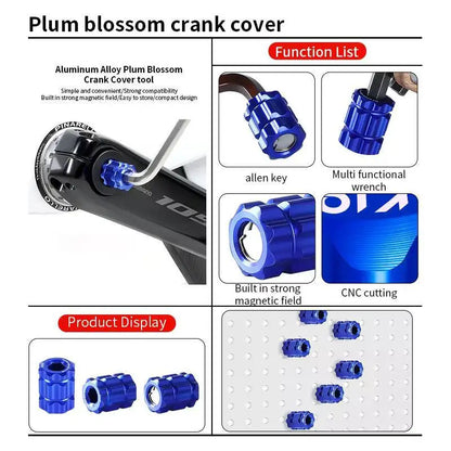 ESLNF Aluminum Alloy Bicycle Magnetic Crank Puller Tool - Crank Arm Install/remove Adjustment Caps Cycling Repair Accessories