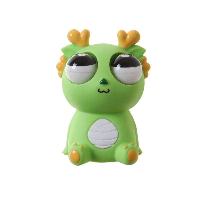 Pop Eye Squeeze Capybara Animal Sensory Toys Fun Novetly Fidget Stress Relief Anxiety Eyeball Bouncing Toy Gifts for Kids Adults