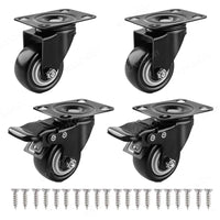 2 swivel 2 brake