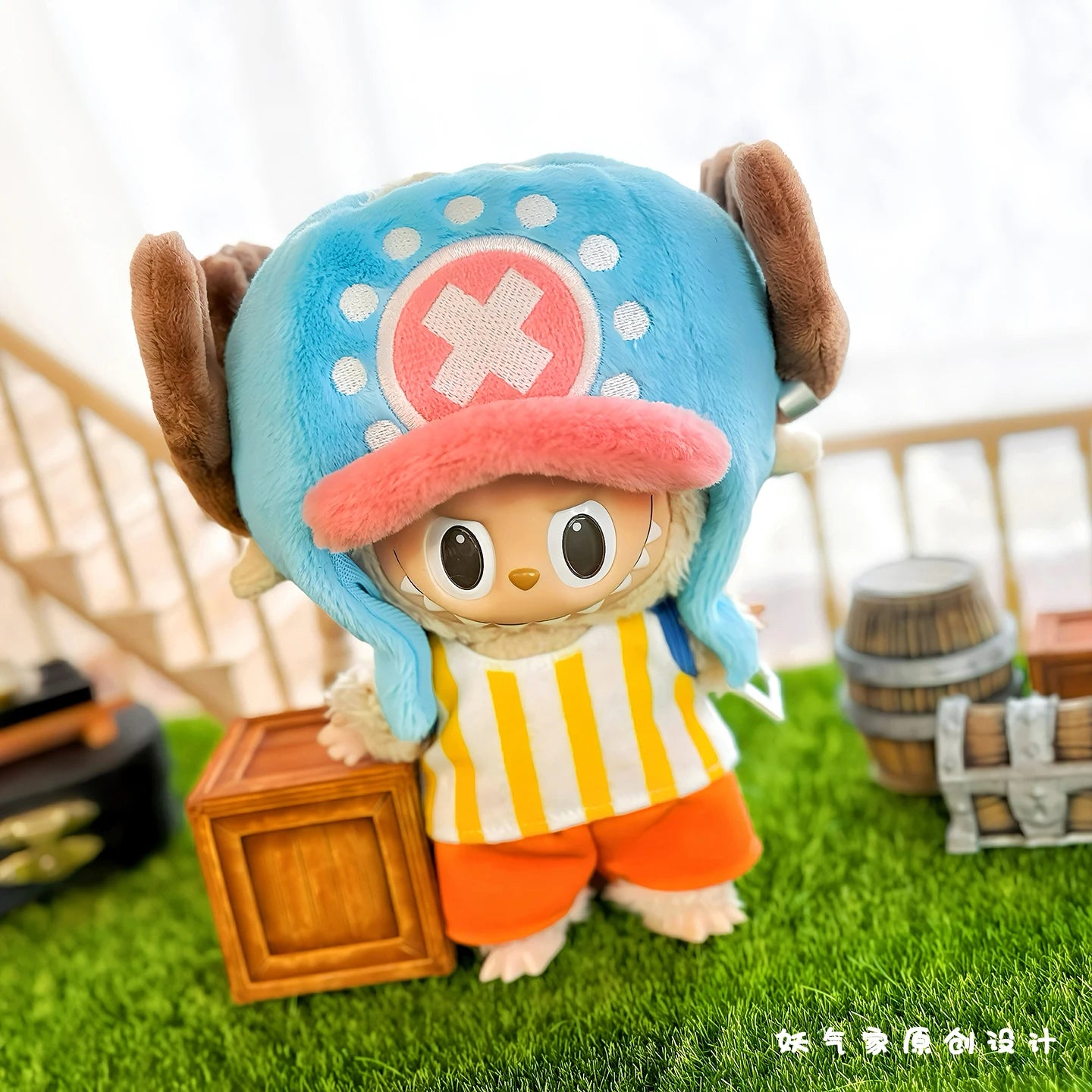 Doll labubu Clothes Accessories Luffy Choba Roronoa Zoro Doll Set Mini Plush Doll Clothing Fashion Doll Accessories Decoration