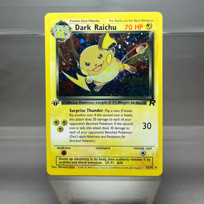 PKM Foil Cards Team Rocket Dark Blastoise Dragonite Charizard 1st Edition 1996 Single Cards Game Collection PTCG Proxy Cards