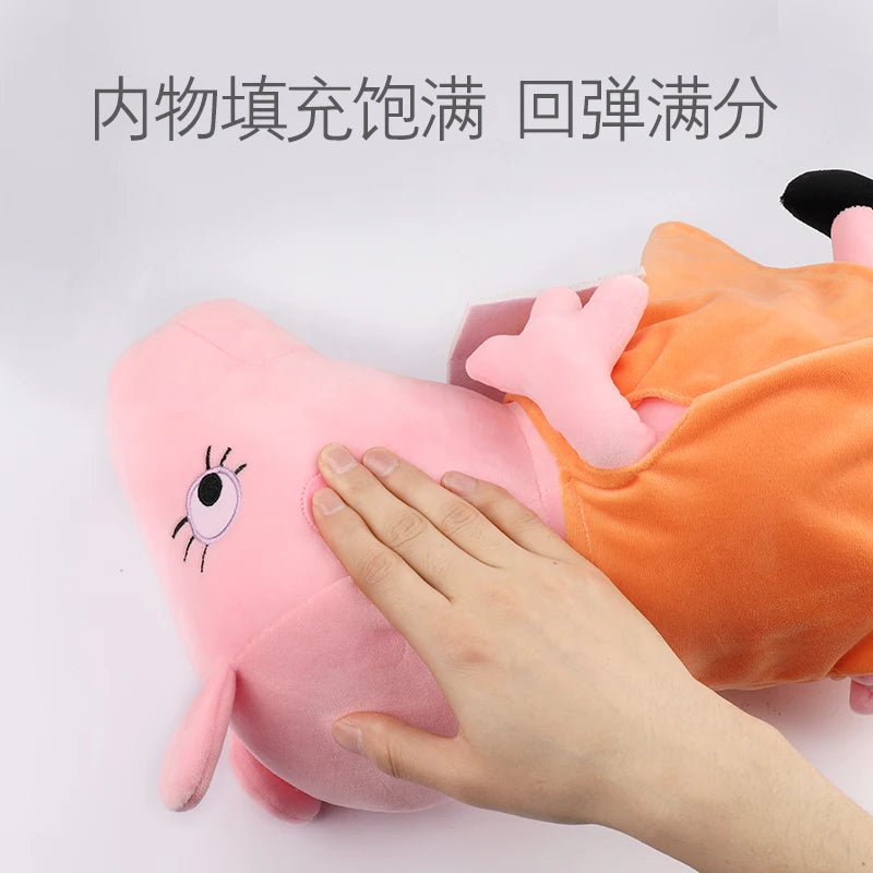 30CM Genuine Peppa Pig Plush Stuffed Doll Peppa George Mom Dad Model Children's Toys Cartoon Anime Figure Kids Birthday Gifts