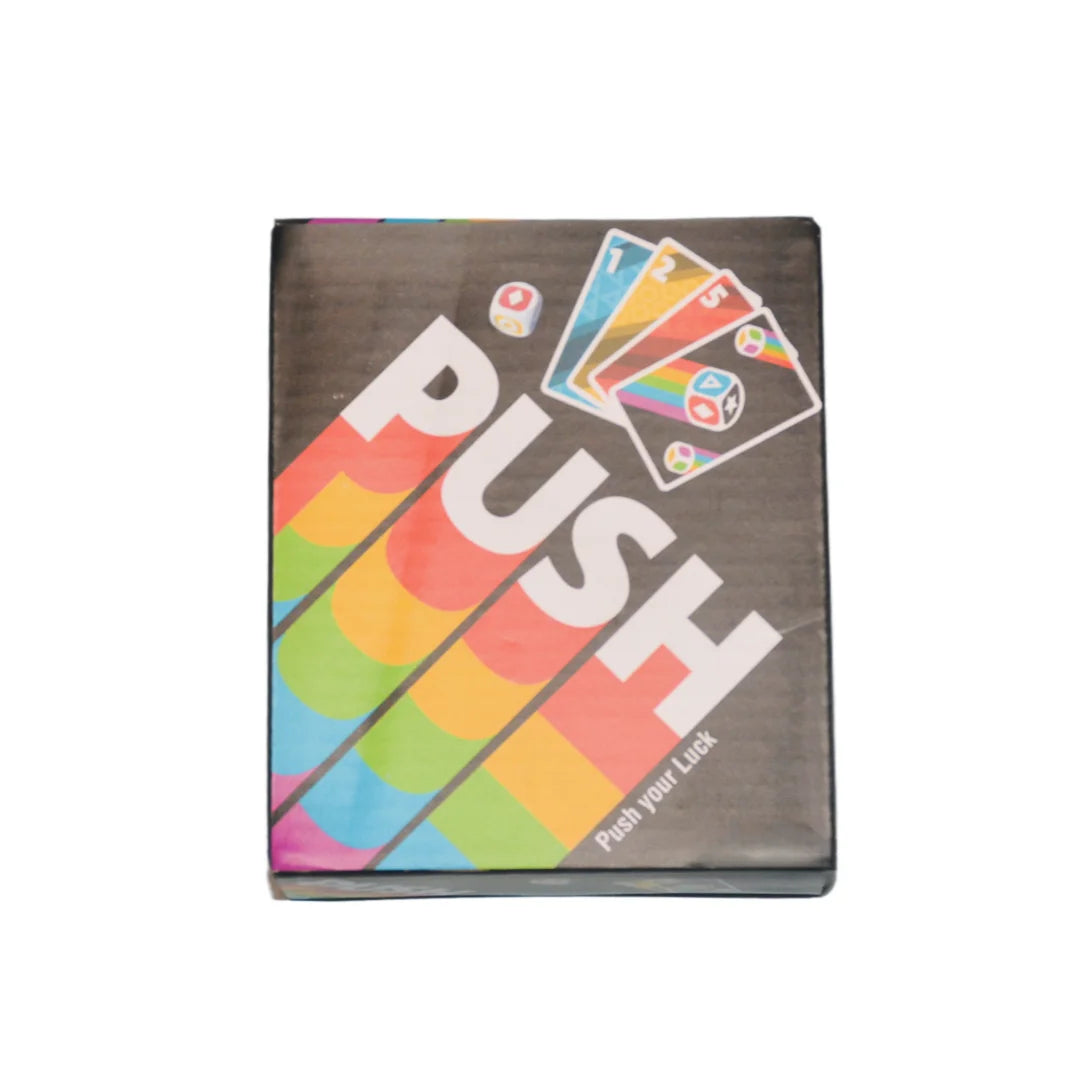 《Push 2026》, a Card Game, Board Game, Interactive Game, with Instructions in English, Spanish, French, German, Italian, and Dutch, Fast-Paced, Easy to Learn, a Great Choice for Parties