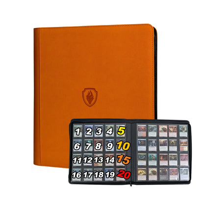 1280+ Cards 20 Pocket Card Binder Collector Card Album - Pages Compatible for Game Cards, Sports Cards and other cards