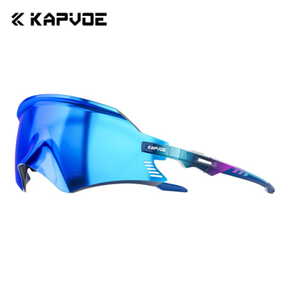 KAPVOE Photochromic Cycling Sunglasses Men Road Driving Bike Glasses Outdoor Sports Hiking Women Bicycle Cycling UV400 Goggles