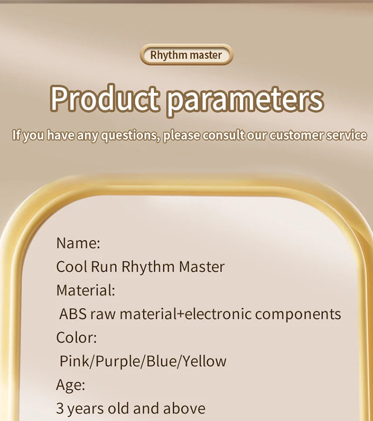 Music Decompression Parkour rhythm master presses puzzle puzzle level concentration training toy boy girl birthday gift
