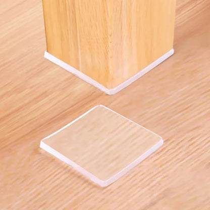 4pcs/Set Transparent Anti Vibration Shock Absorbing Pad Mat Washing Machine Self Adhesive Mute Anti-Shock Protection Porte Pad