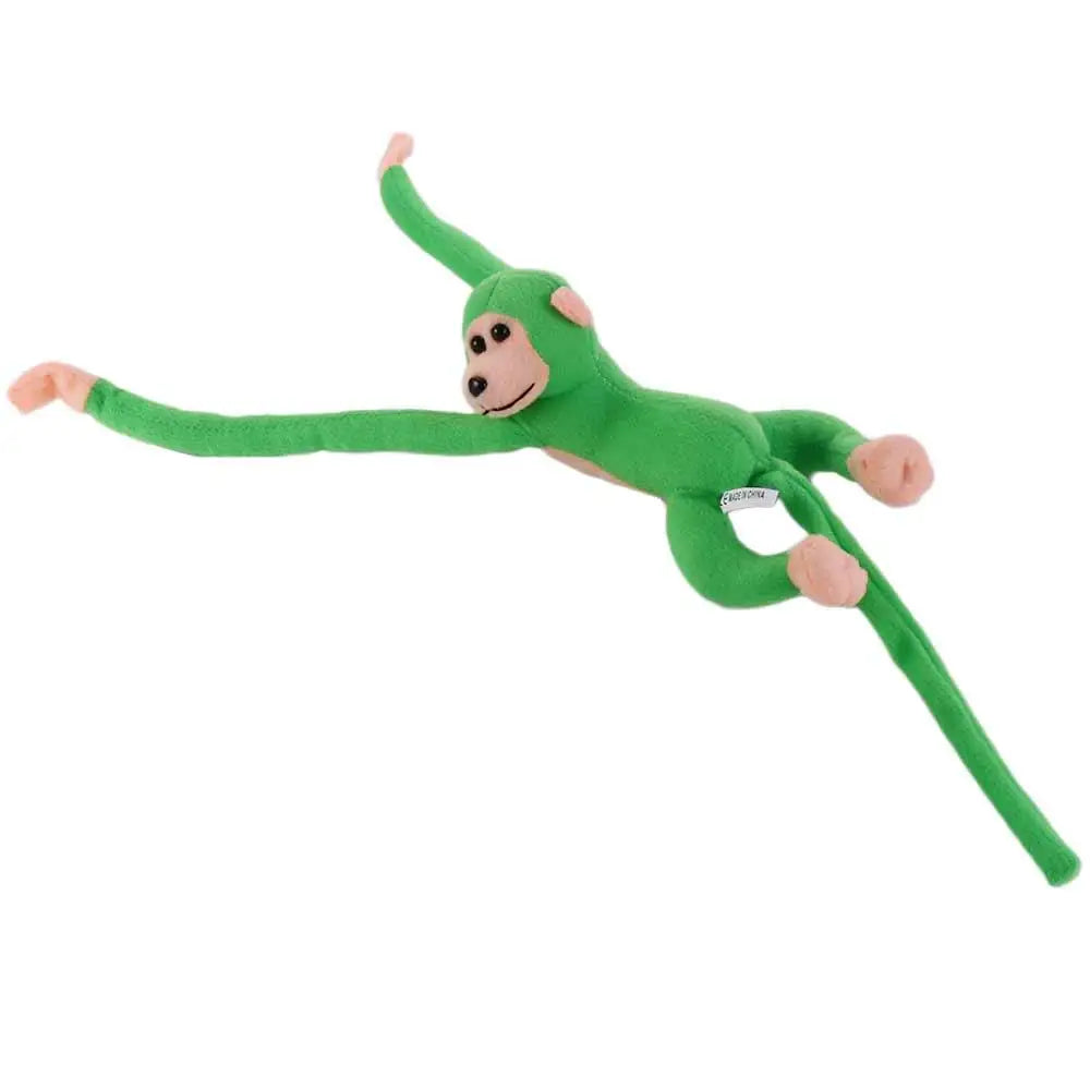 60CM Long Arm Monkey Plush Toy Anti-collision Banana Monkey Curtain Strap Monkey Doll Stuffed Toy Birthday Wedding Party Decor