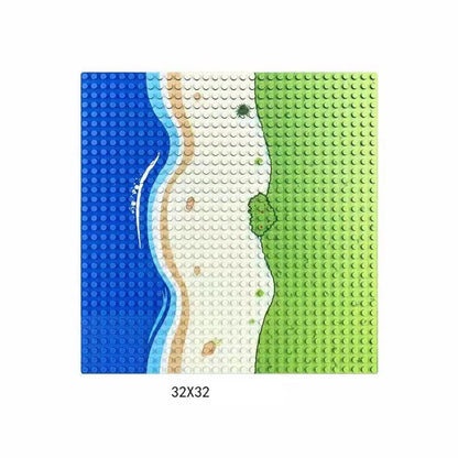 Base Plate 32*32 16X32 16X16 Dots  Building Blocks Baseplate DIY Plastic Plate  Classic Brick Accessories Kids Toy