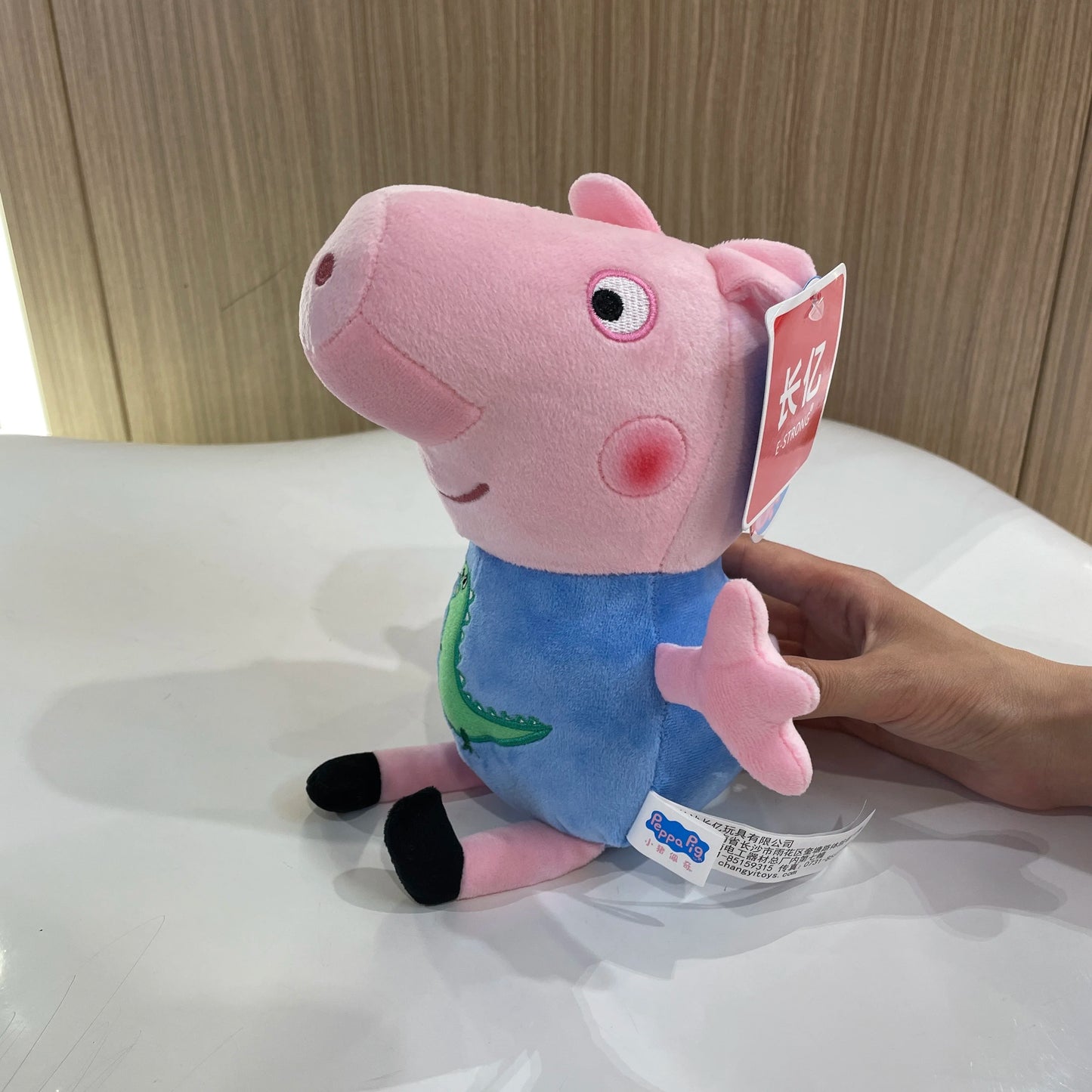 30cm 12'' Genuine Peppa Pig daddy mammy grandpa grandma dinosaur Teddy bear Peppa George Plush Toy Kids Birthday Christmas Gift
