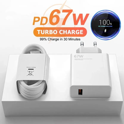 Fast Charger Cable  Quick  Charging for Xiaomi  100-240V, USB Charger Cable Sleek Charging Design, Durable Charging Port