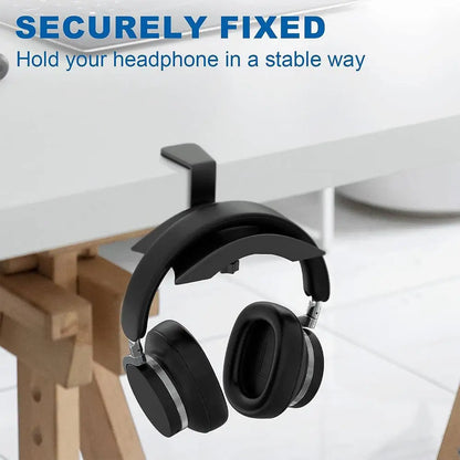 Desk Mount Universal Office Hanger Gaming Headphone Stand Bracket Display Rack Headset Holder Hook Space Saving Table Clamps