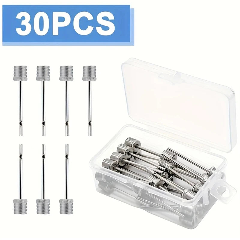 1/30 Pcs Air Pump Needle, Universal Ball Inflation Needle for Basketball Soccer Volleyball Football Rugby Sports Balls