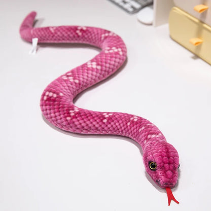 9 Kinds Simulation Snake Plush Toy Lifelike Anaconda Fake Snake Python Model Prank Doll Creative Room Decoration Birthday Gift
