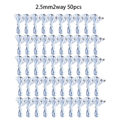 2/4 Way 2.5mm Button  Electrode Tens Cable Conductive Line Wire for Digital Tens Machine Body Massager for Electrode Pads