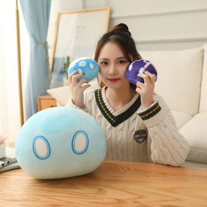 10cm Genshin Slime Plush Pendant Toys Genshin Impact Stuffed Pillow Cute Anime Game Original God Cosplay Fans for Kid Gift