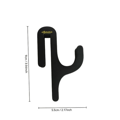 3D Shower Door Towel Hook for 8mm Glass Doors Bathroom Hanger for Clothes Towel Bathrobes Laundry Dormitory Apartment
