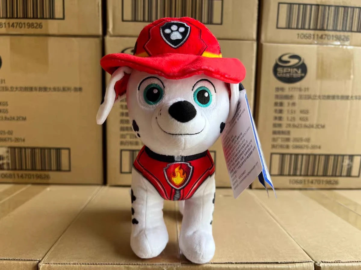 100% Genuine Paw Patrol 18-20cm standing posture Plush Toy Chase Skye Marshall Rocky Zuma Rubble 6kinds Children Birthday Gift