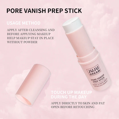 Face Primer Stick,Invisible Pore Base Stick Makeup Concealer Isolation Makeup Front Pore Base Modifying Skin Color Primer Makeup