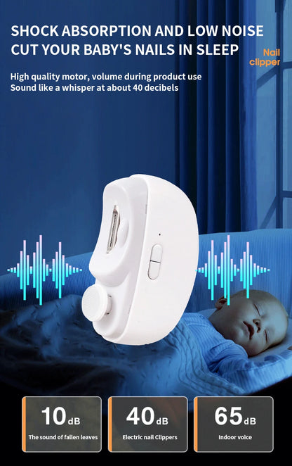 Automatic Electric Baby Nail Clipper - Anti-Splash Anti-Pinch Hand Nail Polisher