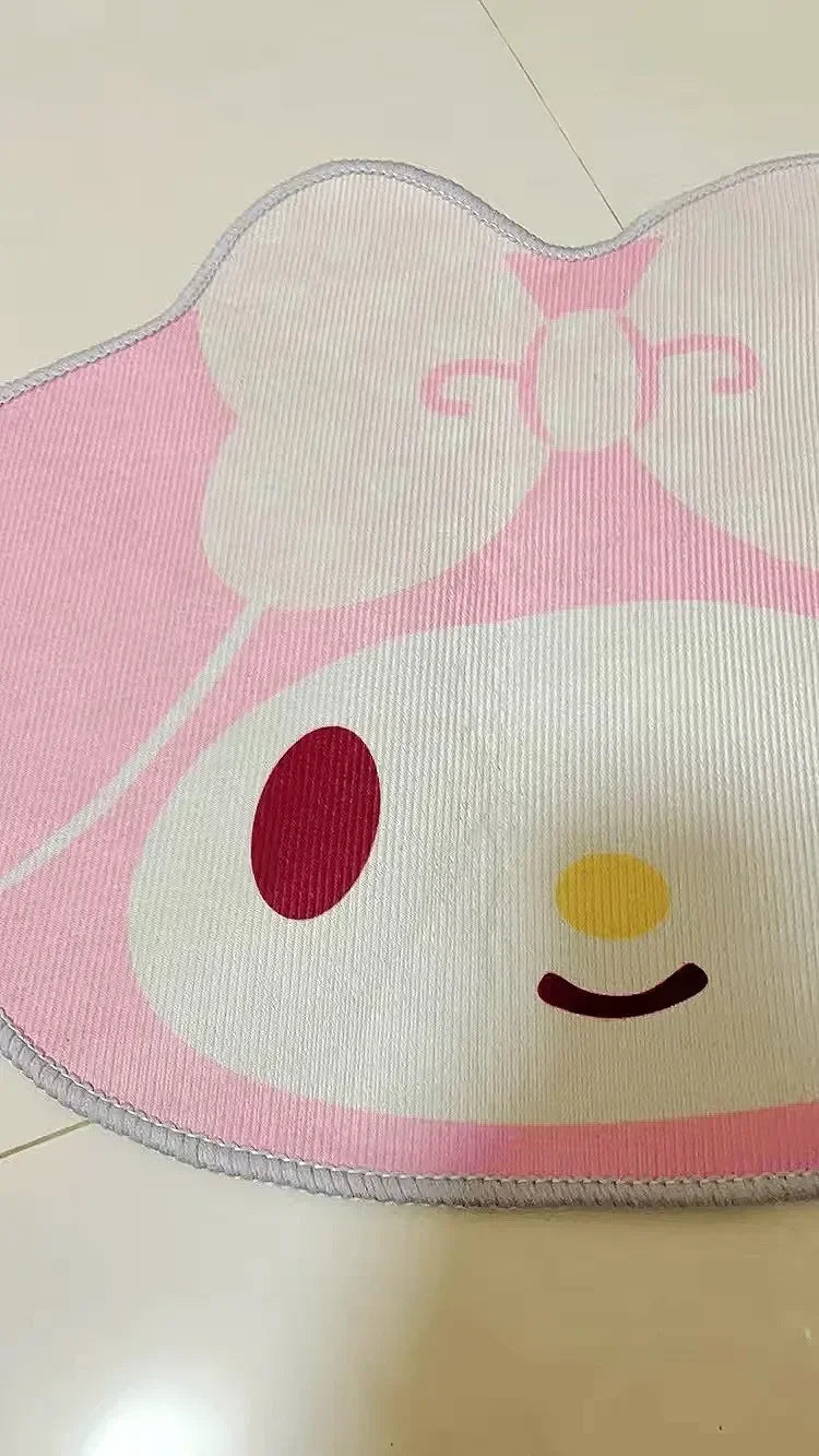 Kawaii My Melody Carpet Kawaii Home Soft Fur Rugs Girls Bedroom Living Room Floor Mat Doormat Decoration Cartoon Gift For Girl