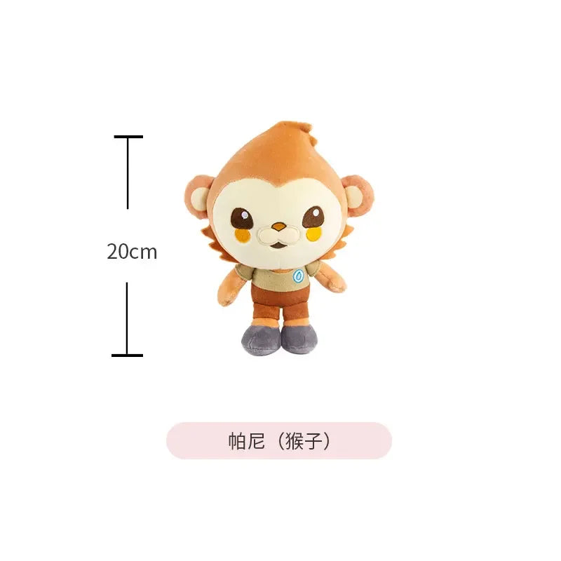 20cm Octonauts Plush Toys with Barnacles, Peso, Kwazii and Tweak Characters - Cute Animal Stuffed Toys for Kids' Birthday Gift