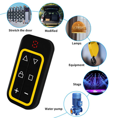 Universal Garage Remote Control Gate Key Duplicator Clone Multi-frequency Garage Door Controller 8 Channels 300-915Mhz 433Mhz