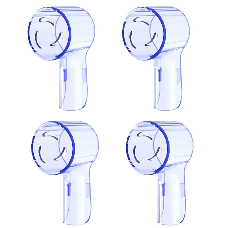 Toothbrush Dustproof Covers Caps Compatible with Braun Oral B Replacement Heads and iO Series Electric Toothbrush Head Protector
