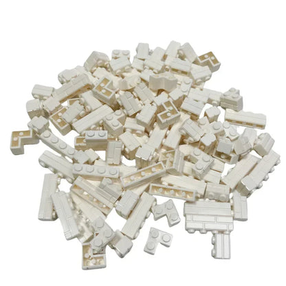 100/120Pcs MOC Building Block Simulation City Wall Brick Building Block Model Building Accessories Castle Construction Toys