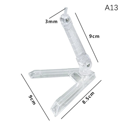 Innovative And Practical Handmade Doll DIY Holder Action Figure Model Base Display Stand Black Bracket For 1/144 HG RG