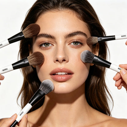 F1 F2 F3 F4 F5 E6 EF1 EF2 E3 E4 E5 F7 Highlight Blush Makeup Brush Ambient Soft Glow Brush Soft Fiber Hair Cosmetic Brush