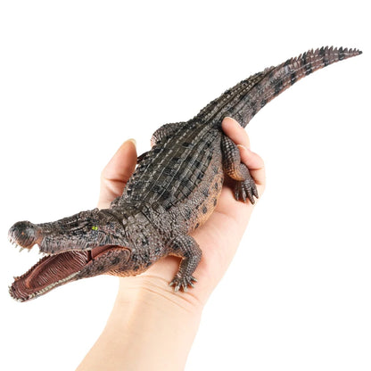 Oenux Wild Animals Action Figures Simulation Sarcosuchus Crocodiles Boar Croc Model PVC Collection Decorate Kids Educational Toy