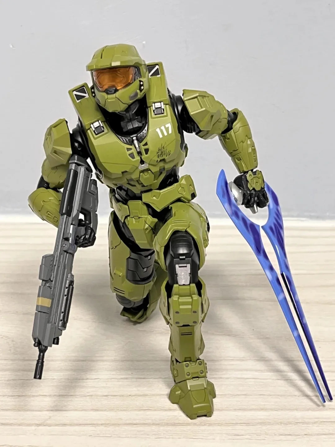 Game 18CM RE:EDIT Reach 1/12 SCALE MASTER CHIEF MJOLNIR MARK V1 Articulated Action Figurine Collectible Ornaments Cool Boys Gift