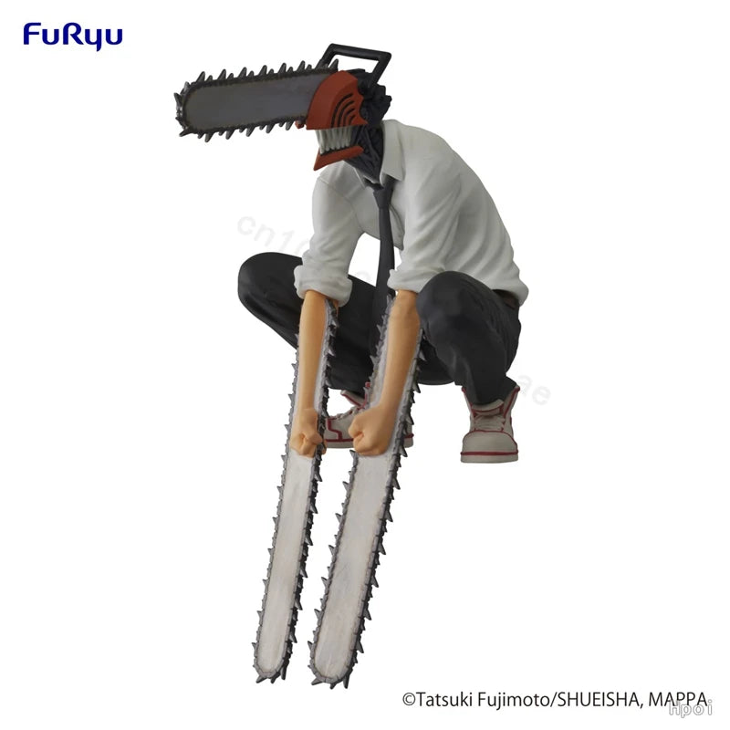 14cm Chainsaw Man Anime Figure Power/Denji Action Figure PVC Chainsaw Man Noodle Stopper Figurine Adult Collection Model Toys