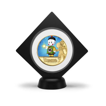 Dragon Ball Gold Plated Gold Coin Son Goku Vegeta Commemorative Coins Children Classic Anime Peripherals Collection Toy Souvenir