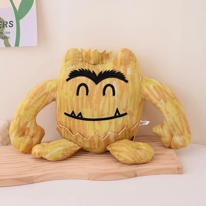15/25cm 7pcs Kawaii Colorful Monster Plush Doll With Expression Monster Plushie Stuffed Toy For Boys And Girls Birthday Gifts