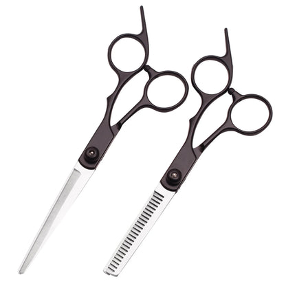 6'' Entry-Level Professional Hair Scissors Thinning Cutting Shears Hairdressing Home Japan Steel Dropshipping C1000