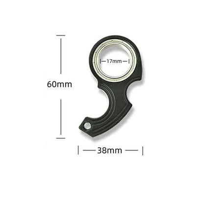 Spinner Stress Toy Funny Idget Toys Kids Fingertip Spinning Keyring Finger Fidget Ring Relieve Boredom Party Gifts Keychain Toys