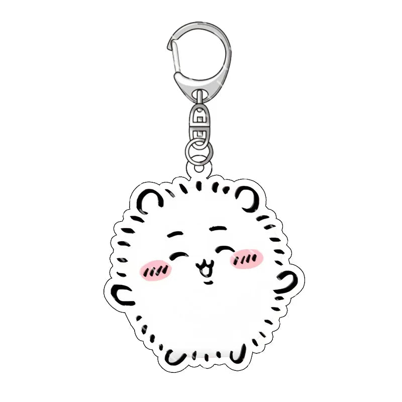 Chiikawa Pendant Anime Comic Acrylic Peripheral Keychain Hachiware Usagi Cute Pendant Bag Hanging Decoration Decoration