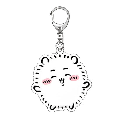 Chiikawa Pendant Anime Comic Acrylic Peripheral Keychain Hachiware Usagi Cute Pendant Bag Hanging Decoration Decoration