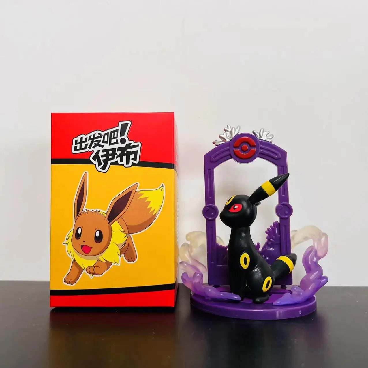 9pcs Pokemon Eevee Evolution Figure Set, Sylveon Espeon Glaceon Leafeon Anime Model Collection Toys for Kids Gift
