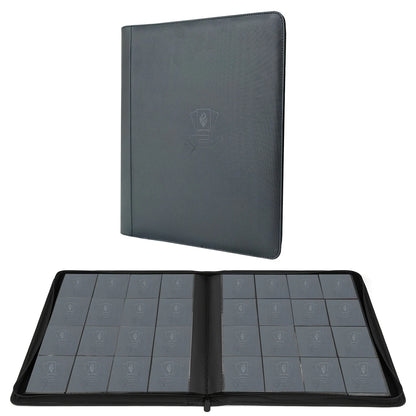 16 Pocket Card Binder, 1000+ Trading Card Album Folder, Side Loading Ringless Card Collection Binder for TCG,Game,Sports